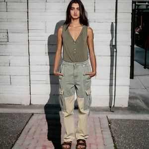 04725 POL Mineral Washed Henley Tank